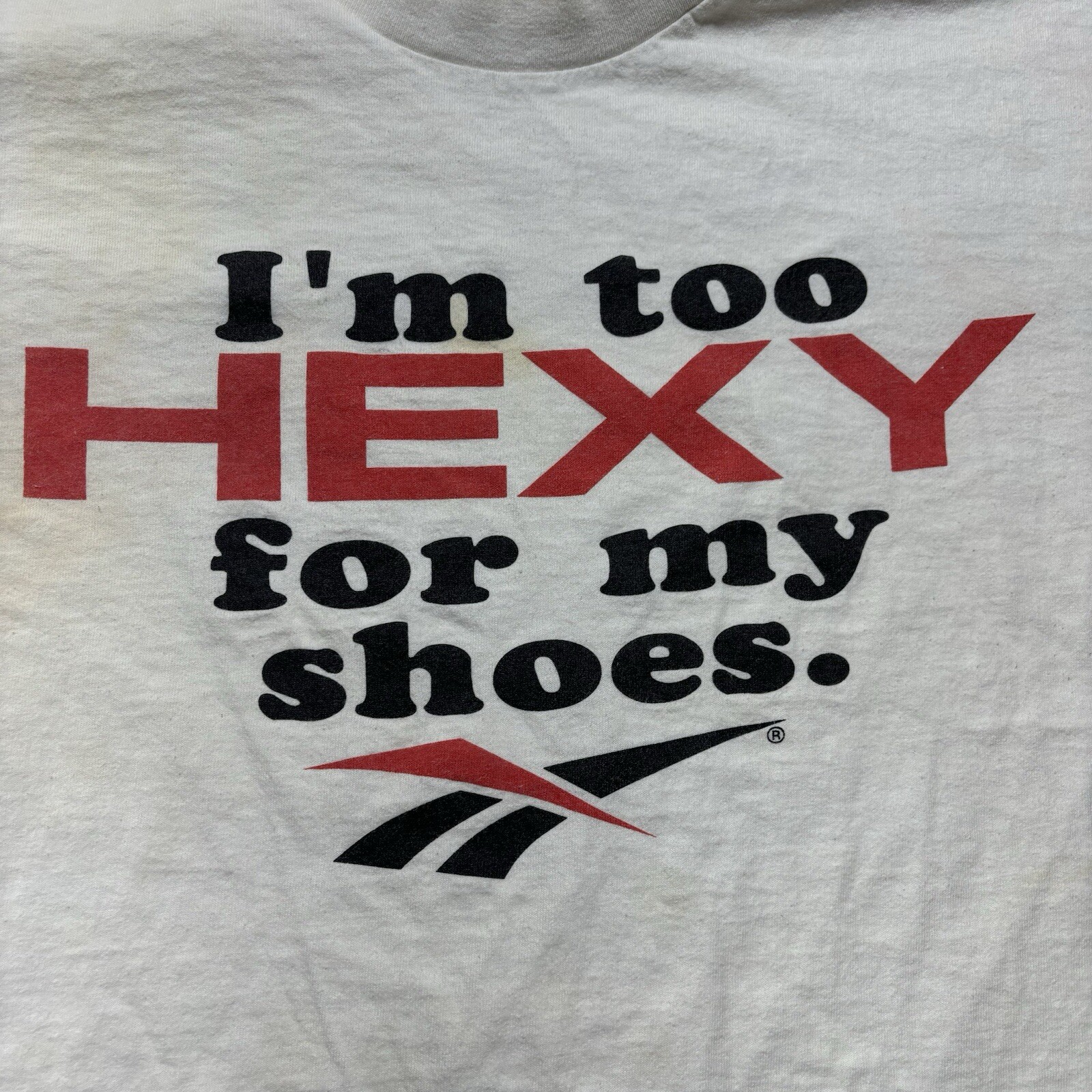 Vintage Reebok In Too Hexy For My Shows Viz Hex Promo Shirt Size XL gallery