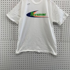 Vintage 80s Pittsburgh Shirt Single Stitch Adult Large Short Sleeve White 20X27
