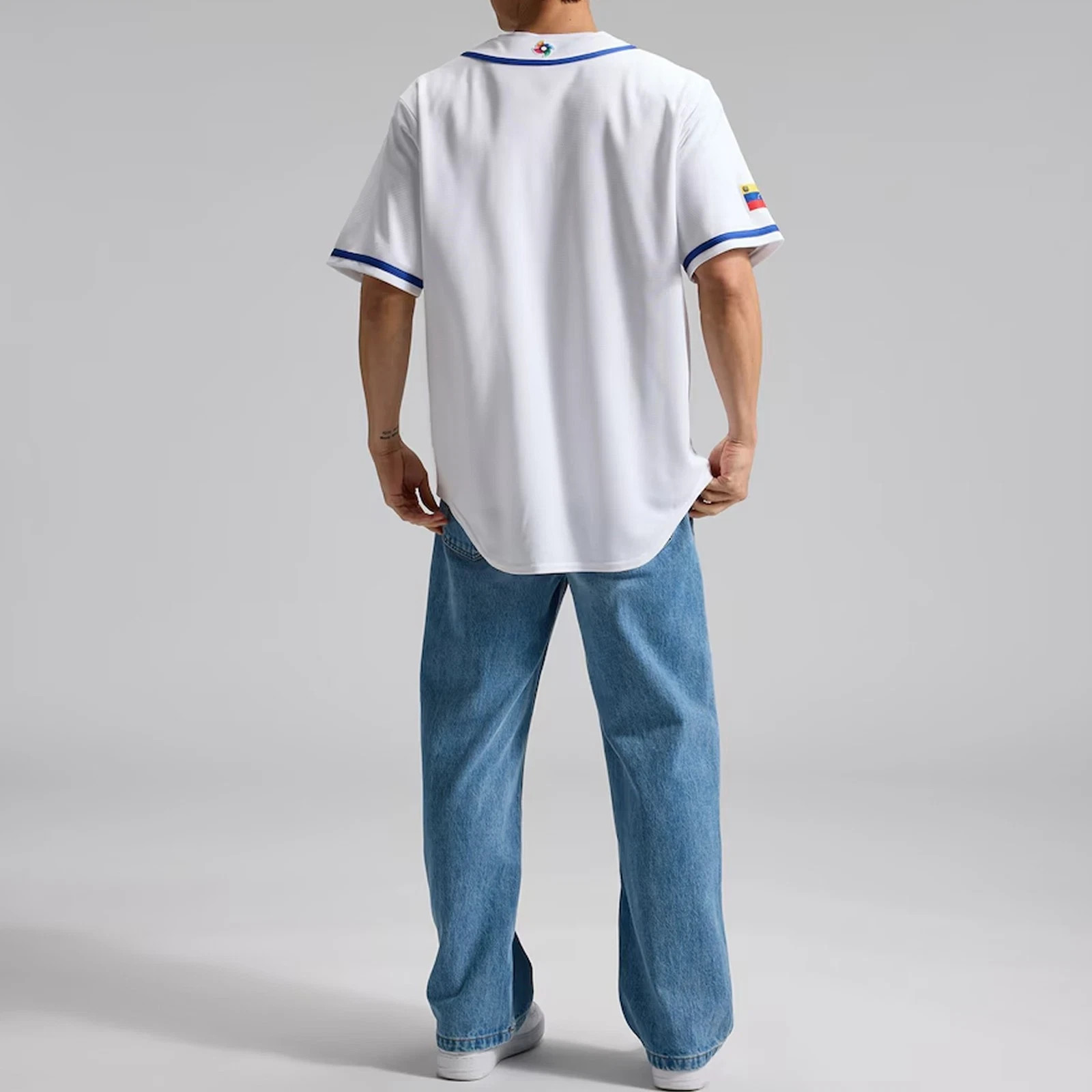 Men's Venezuela Baseball White 2026 World Classic Home Stadium Free Ship gallery