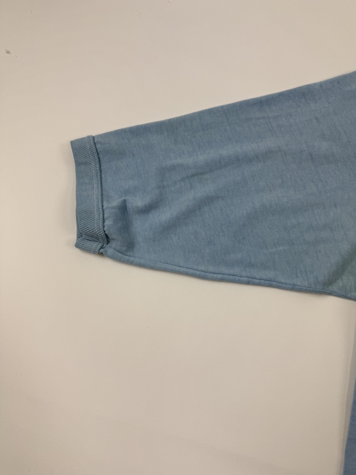 Vintage Stedman Shirt Mens Large Blue Blank Crewneck Short Sleeve Tee Basic gallery