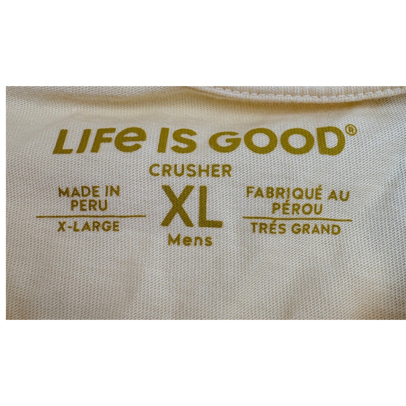 Life is Good Mens XL Crusher Tee Yellow Sea Turtle Tropical Beach Sunset NWT gallery
