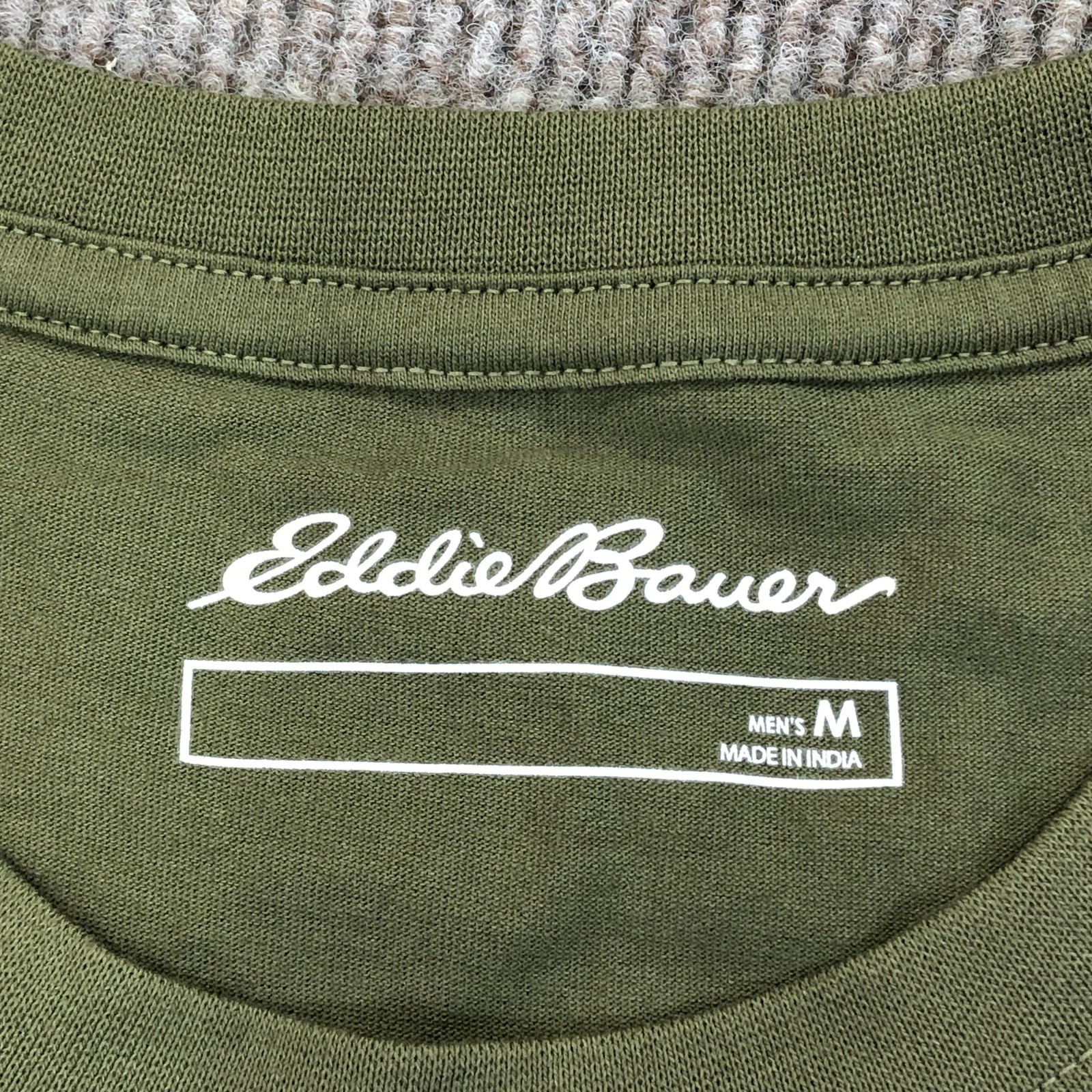 Eddie Bauer Shirt Mens Medium Green Sport Shop Seattle Logo Graphic Tee Tagless gallery