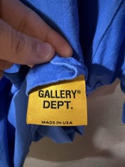Gallery Dept. Men’s Blue Logo Graphic Print Crew Neck Cotton Jersey T-Shirt 2XL