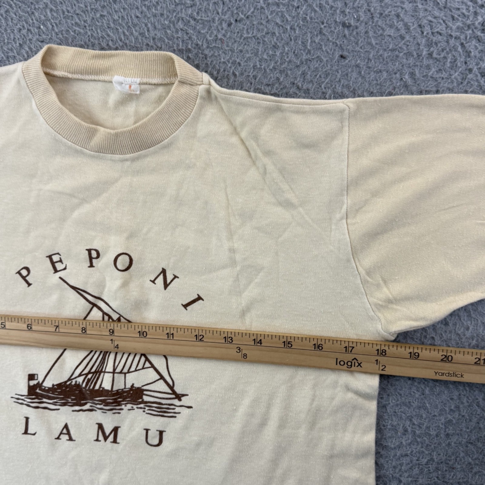Vintage Peponi Hotel Shirt Adult Small Kenya Lamu Short Sleeve 80s Outdoor USA gallery