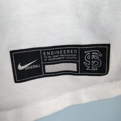 Nike Florida State Seminoles Baseball Raglan Tee White Maroon Small Dri-FIT