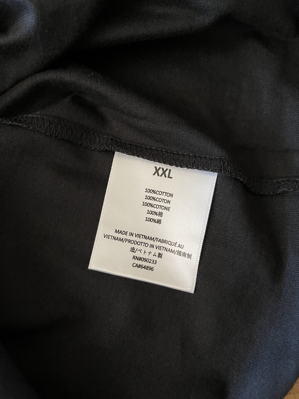 Fear of God Essentials Stretch Limo Black Short Sleeve T-Shirt Sz 2X-Large (XXL) gallery