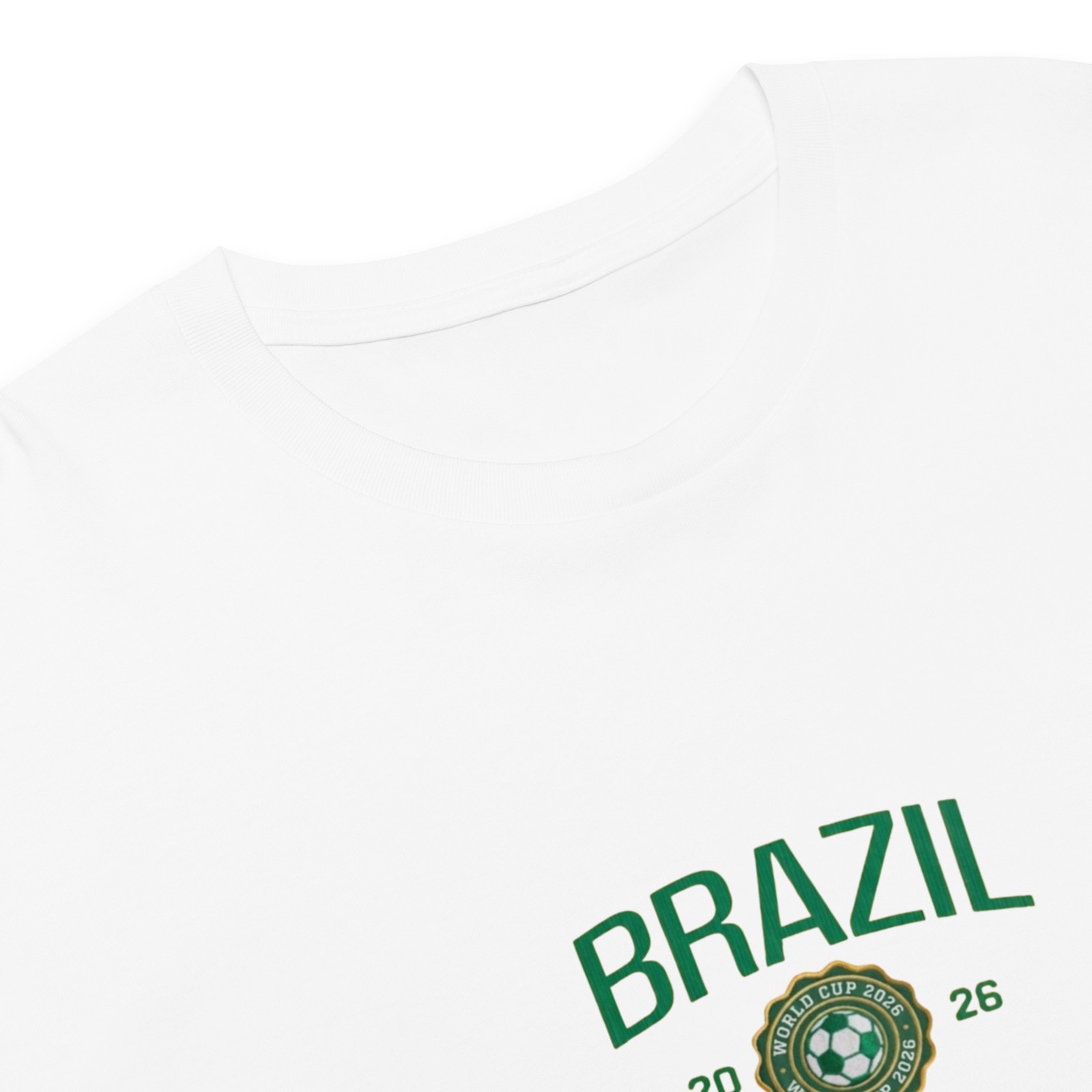 Brazil 2026 Soccer Futbol Fan Women’s crop top gallery