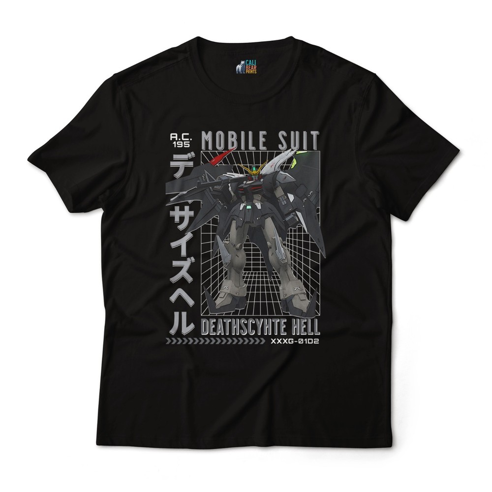 Mobile Suit Gundam Wing Endless Waltz Gundam Deathscythe Hell Anime Graphic Tee