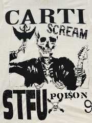 🔥Rare~Authentic 2018 Playboi Carti Magnolia Tour T-Shirt-NEW-Lg~Skeleton/Scream