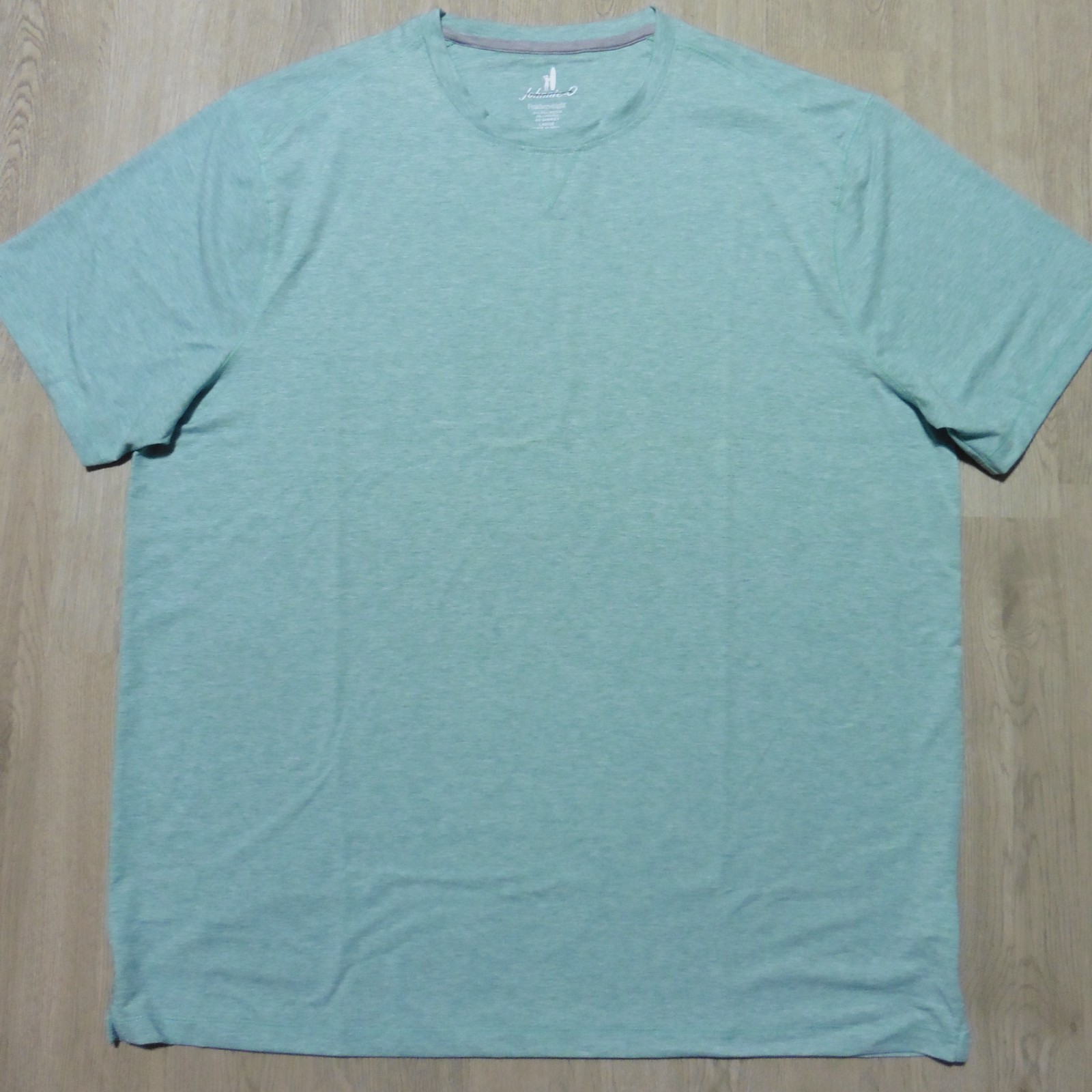 JOHNNIE-O Mens L LARGE THE COURSE T SHIRT PERFORMANCE GOLF TEE TROPICAL GREEN gallery