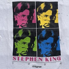 Vintage Stephen King 1994 Nightmares & Dreamscapes Horror Warhol T Shirt XL 90s
