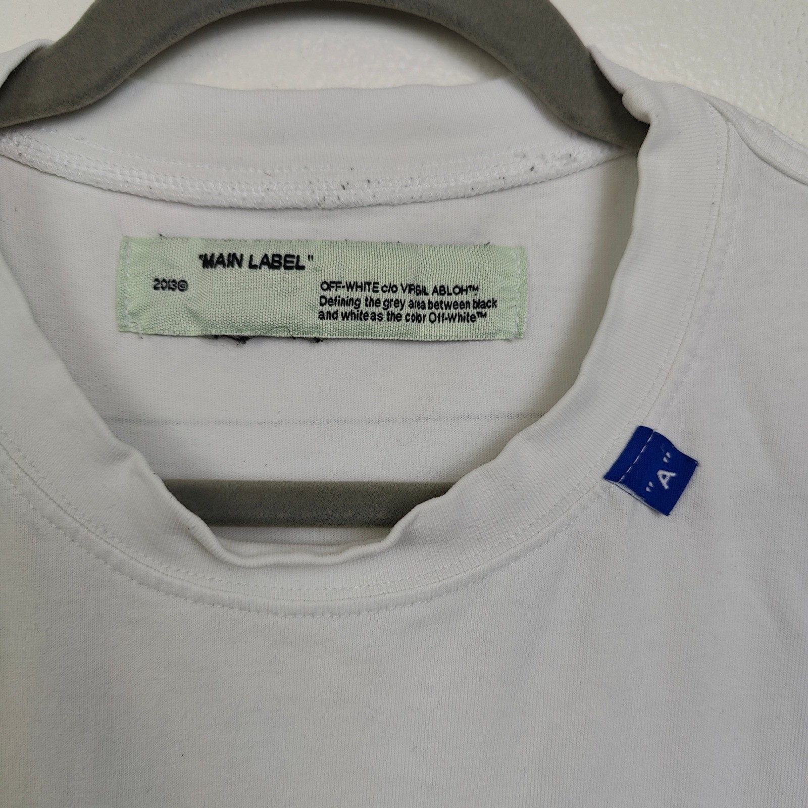 Off-White Mens T-Shirt XL White Fall-Winter 2020 Graphic Streetwear Hypebeast gallery