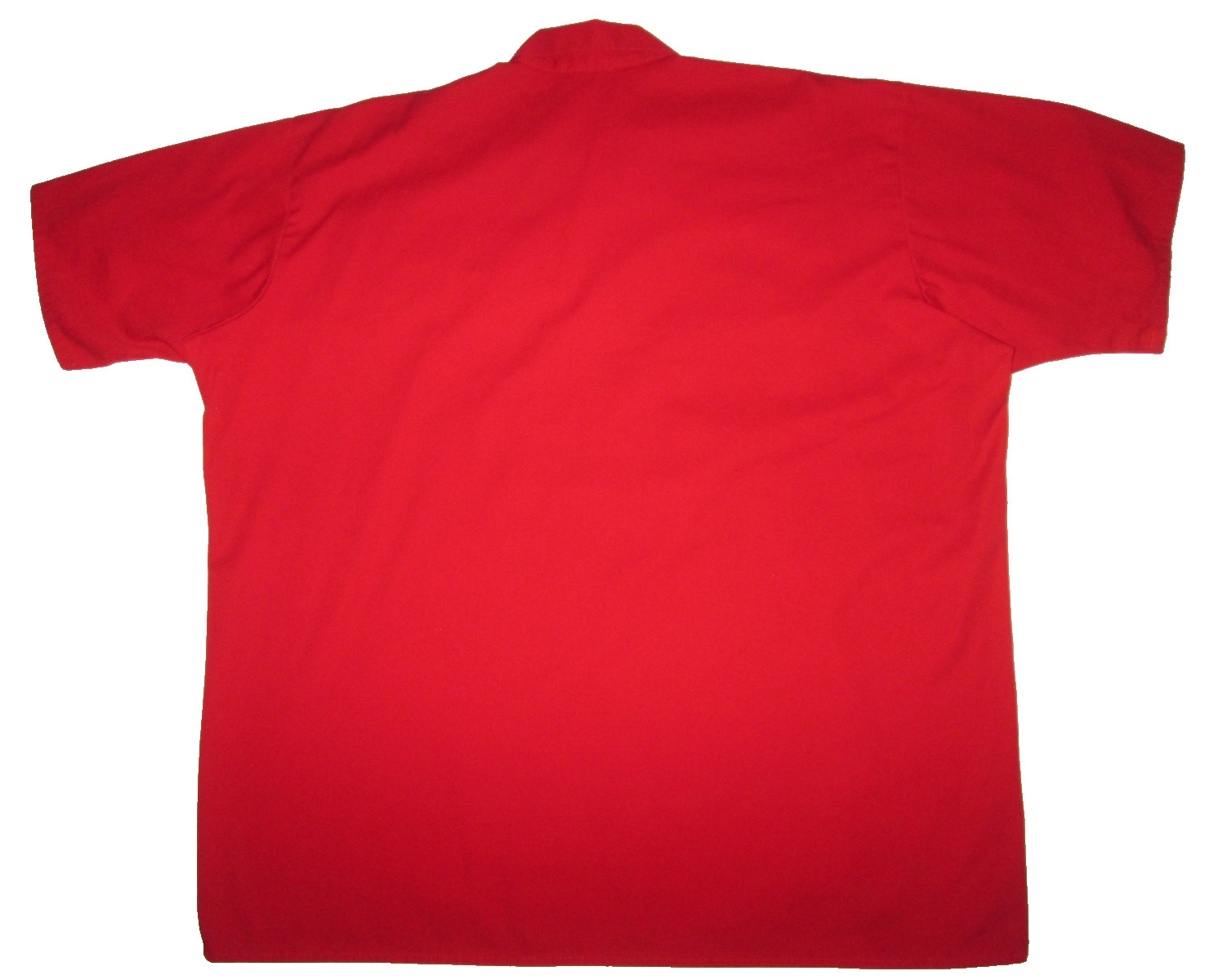 Ben Davis 1/2 Zip Short Sleeve Shirt Men's 3XL Red USA gallery