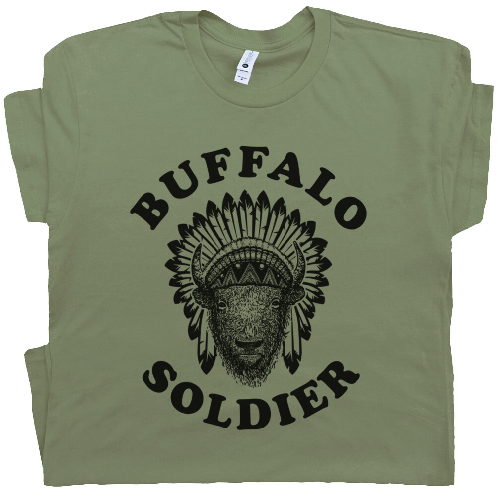 Buffalo Soldier T Shirt Reggae Vintage Retro Rasta Lion Tee Jamaica Cool Graphic gallery
