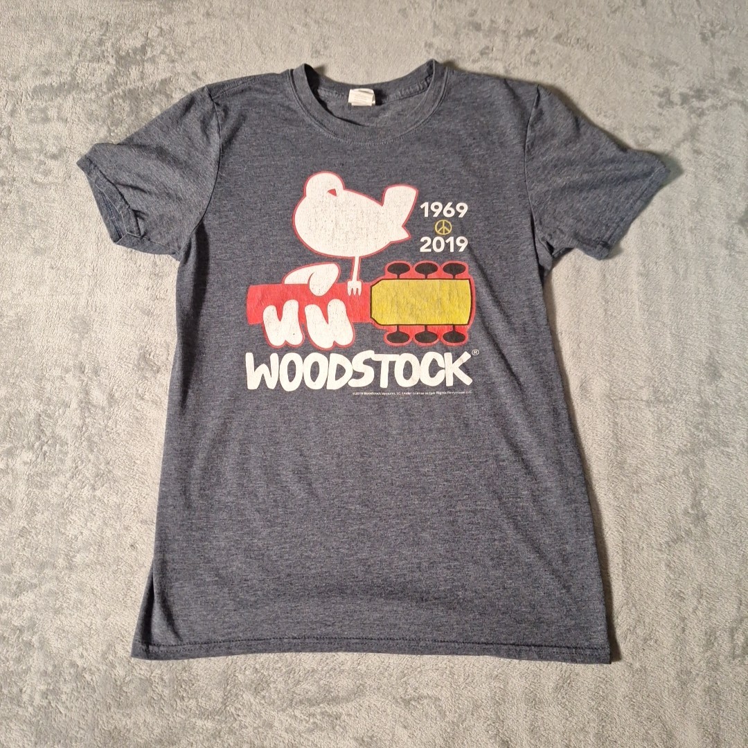 Woodstock 50 Year Anniversary Shirt Official 2019 Woodstock Ventures Shirt Small gallery