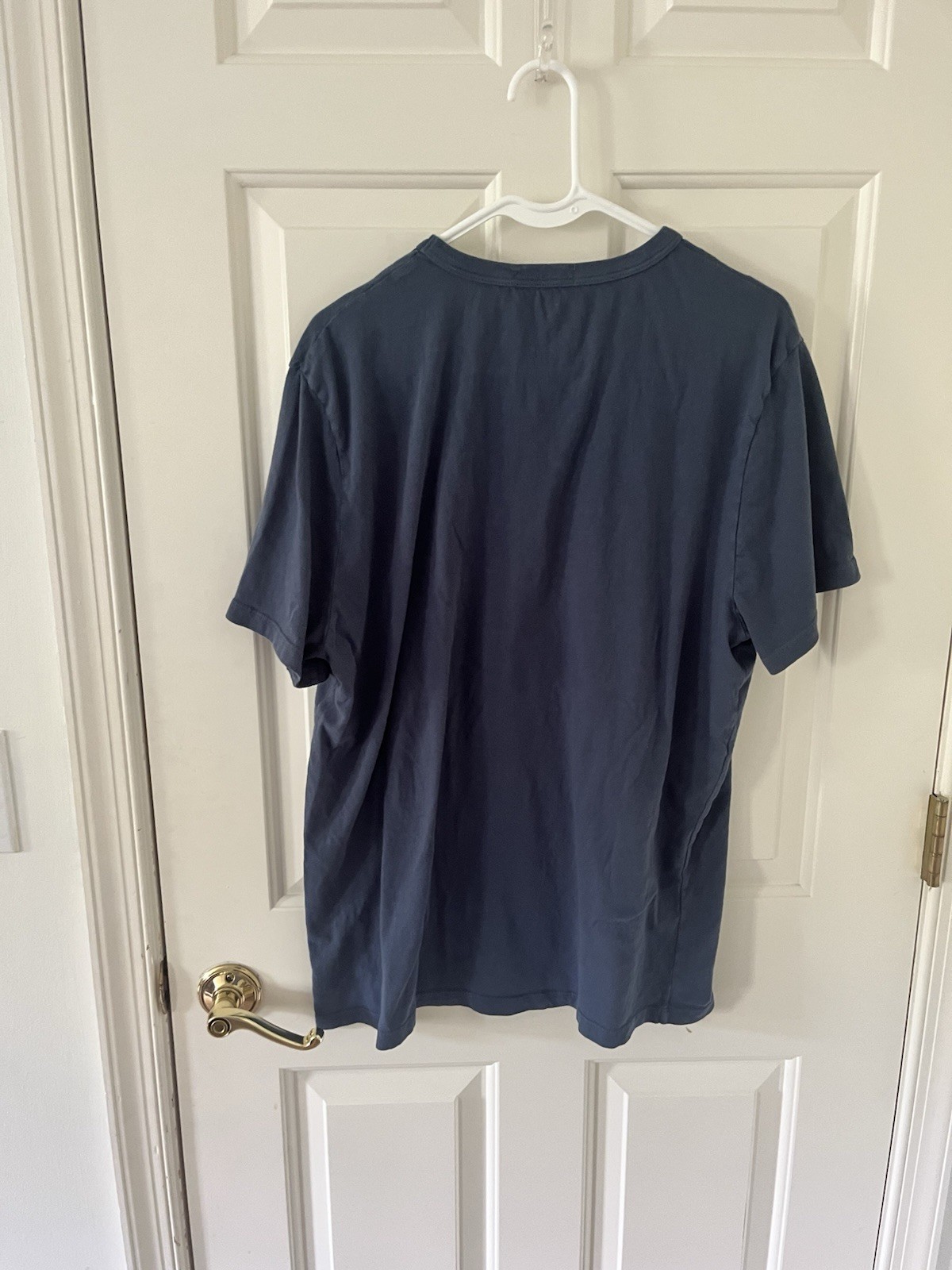 Marine Layer Men’s Short Sleeve Blue T Shirt Large Cotton And Recycled Cotton gallery