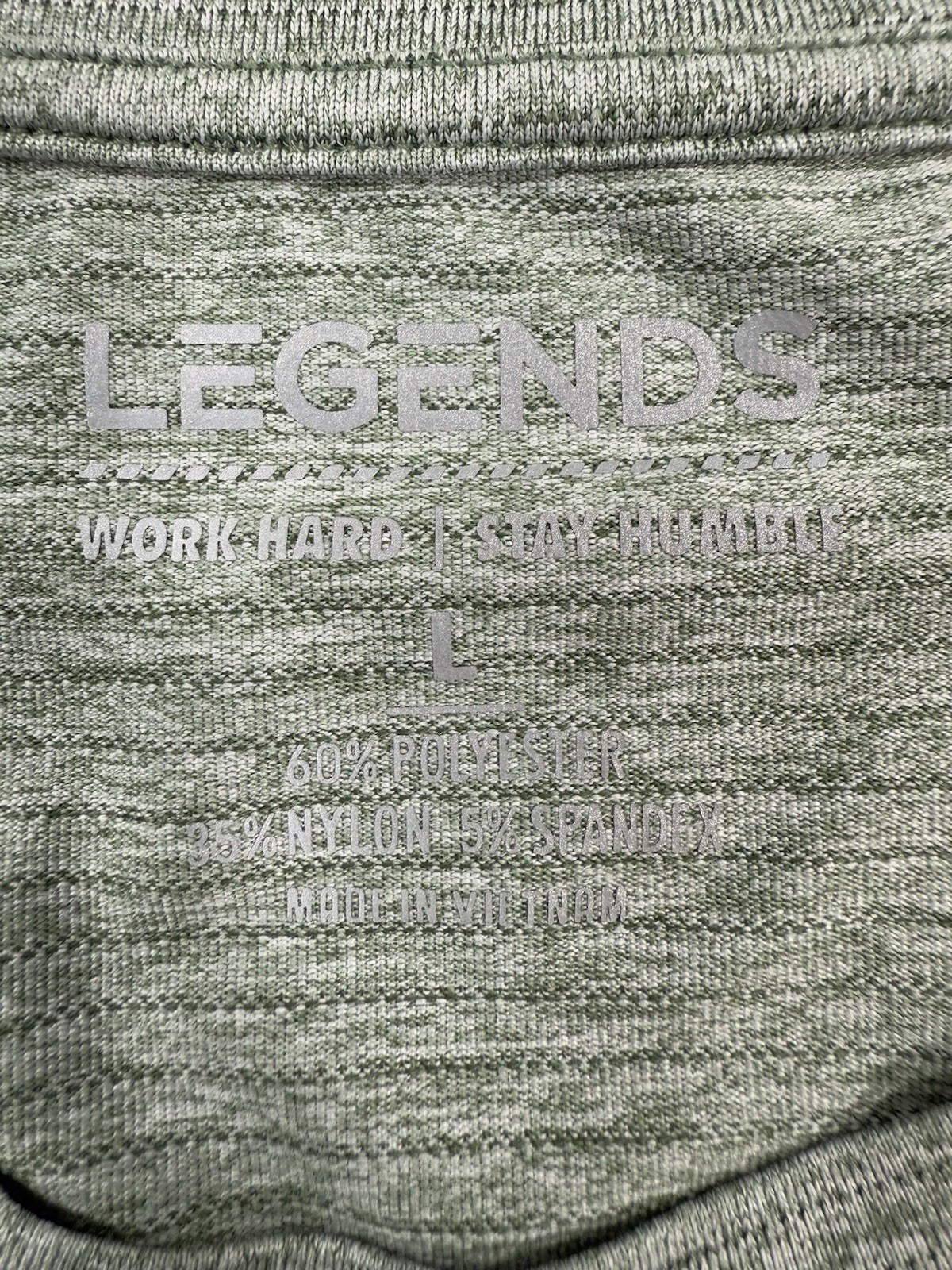 Legends Mens Enzo Performance T-Shirt Sz Large Active Athletic Gym Dude Perfect gallery