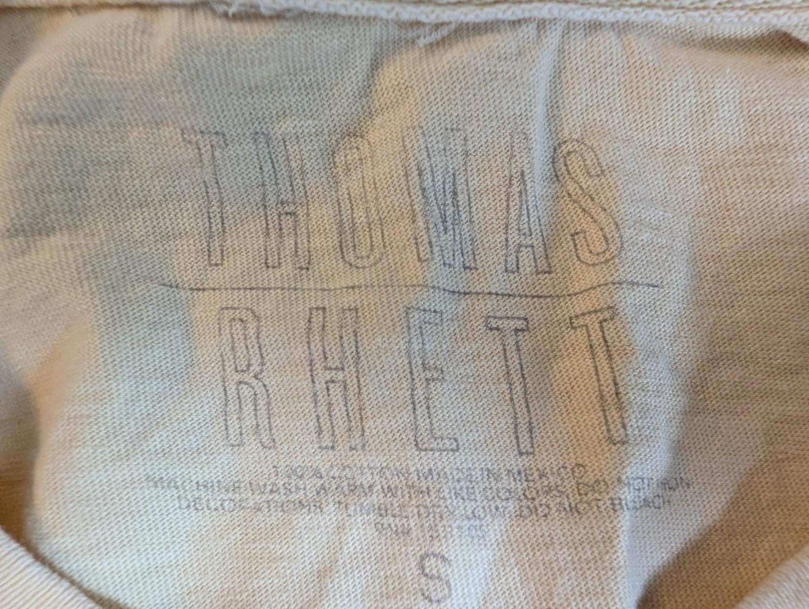 Thomas Rhett Very Hot Summer Tour Adult Unisex T-shirt Size Small Pale Yellow gallery
