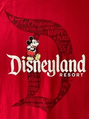 Disneyland Disney Parks Mickey Mouse Tank Top Size 2XL Mens Womens Muscle Red