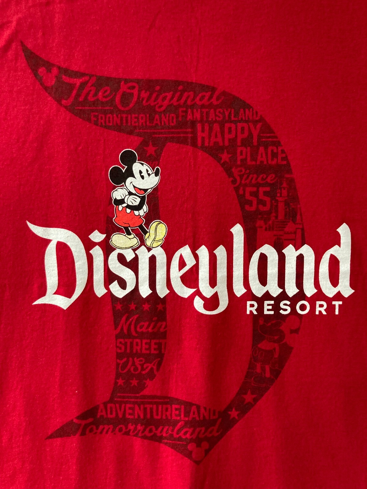 Disneyland Disney Parks Mickey Mouse Tank Top Size 2XL Mens Womens Muscle Red gallery