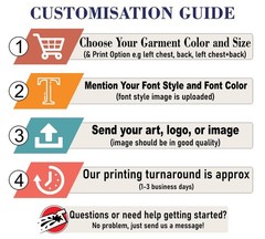 Customised Printed Left chest & Back Polo T-shirt, Custom Workwear Polo T Shirt