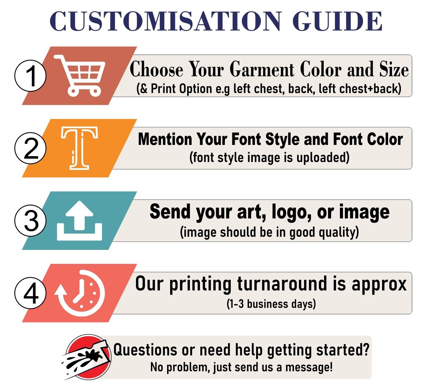 Customised Printed Left chest & Back Polo T-shirt, Custom Workwear Polo T Shirt gallery