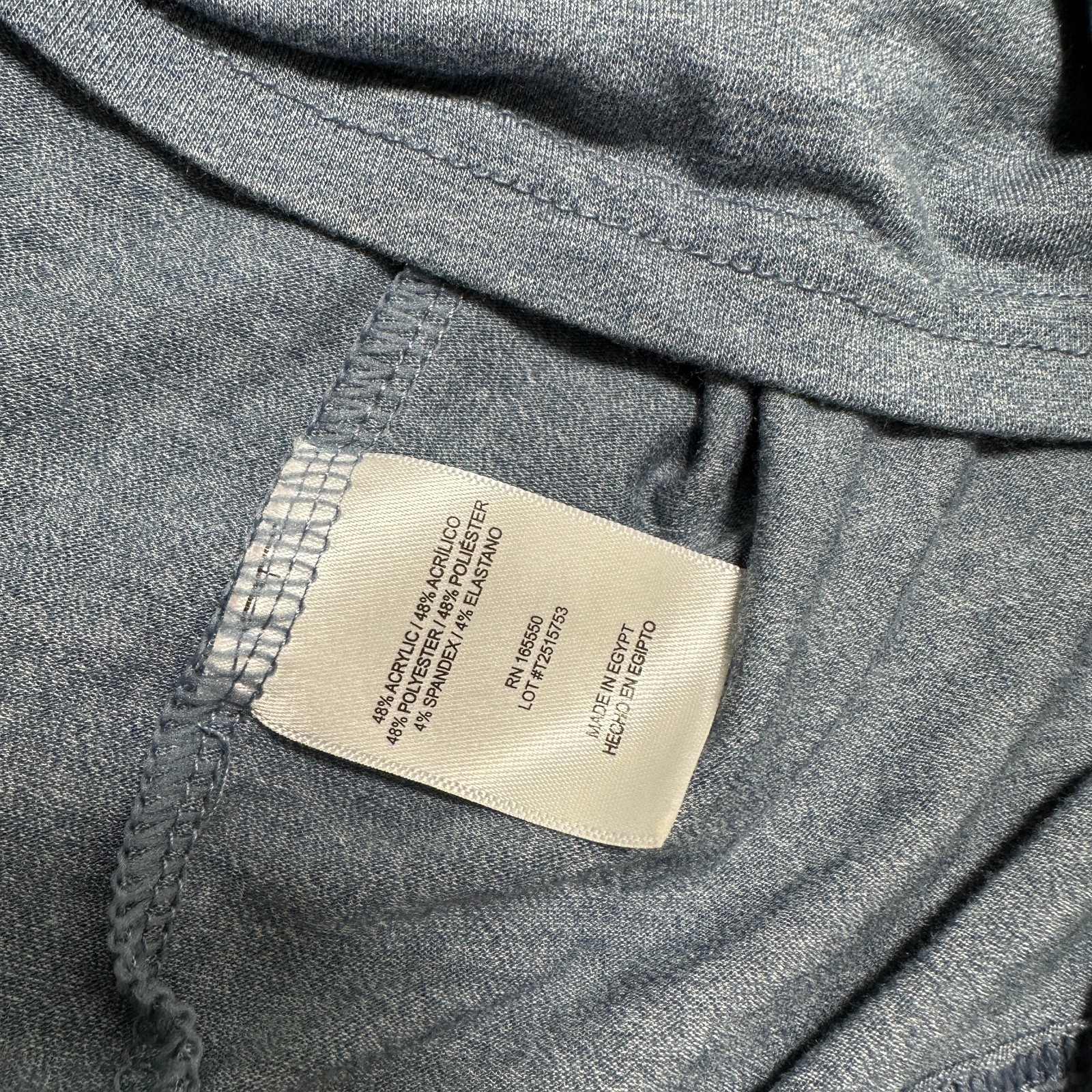 32 Degrees Thermal Shirt Gray Lightweight Crew Neck Mens Size Medium M gallery