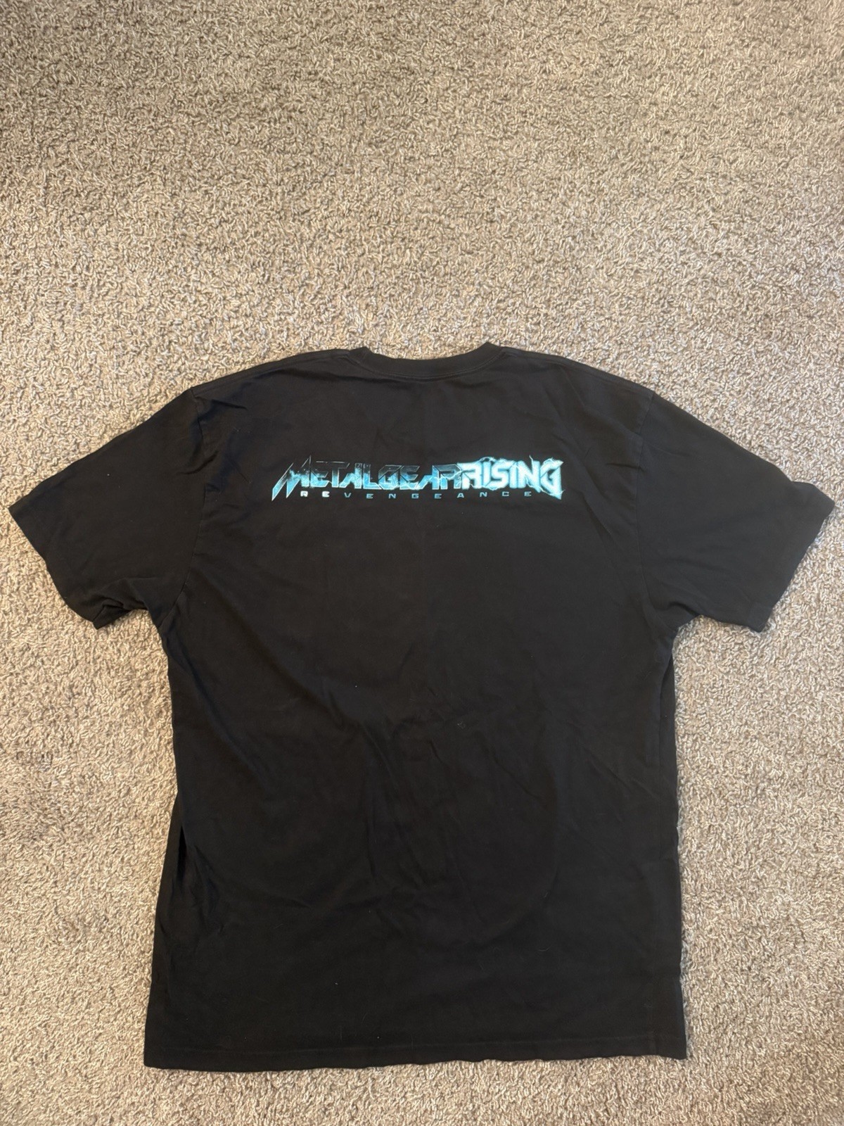 2013 Metal Gear Rising Revengeance Raiden Konami Double-Sided Black T-Shirt XL gallery