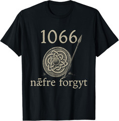 1066 Naefre Forgyt Never Forget Viking England History Kids Adults T-Shirt