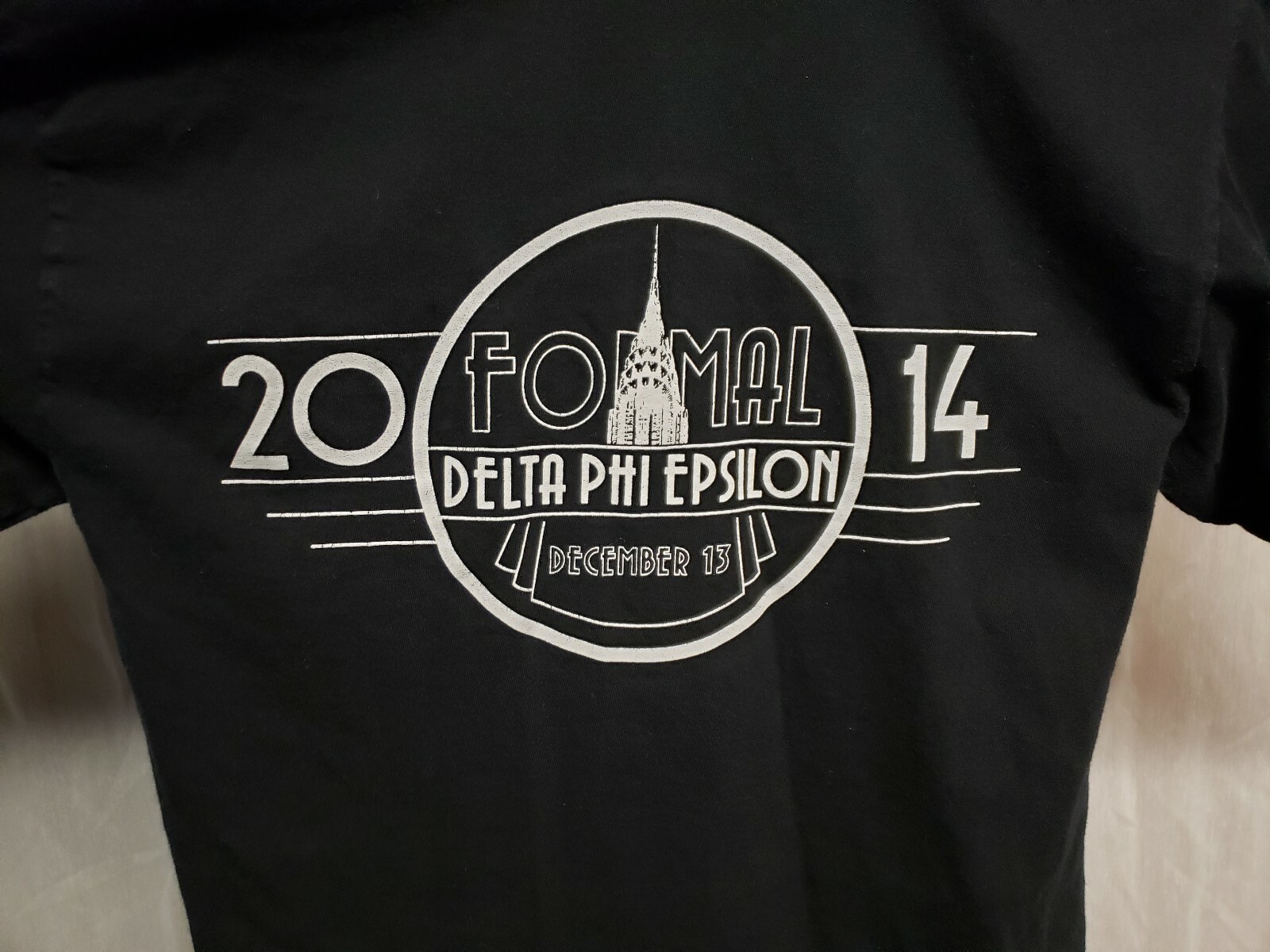 2014 Formal Delta Phi Epsilon Adult Small Black TShirt gallery