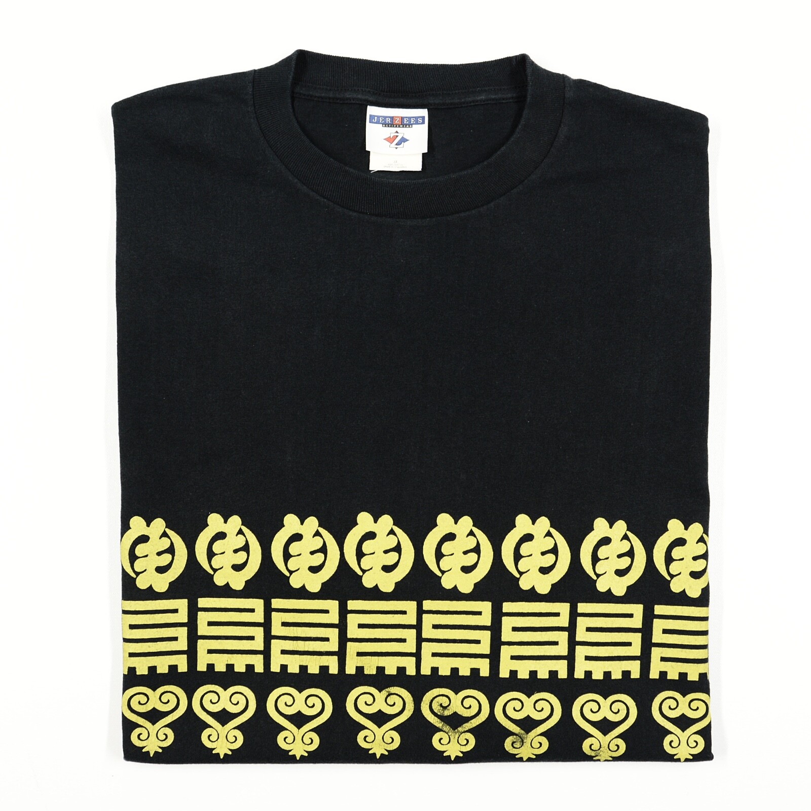 VTG Akeem Collection 2000 Ghanaian Ghana Africa Akan Adinkra Symbols T-Shirt 2XL gallery