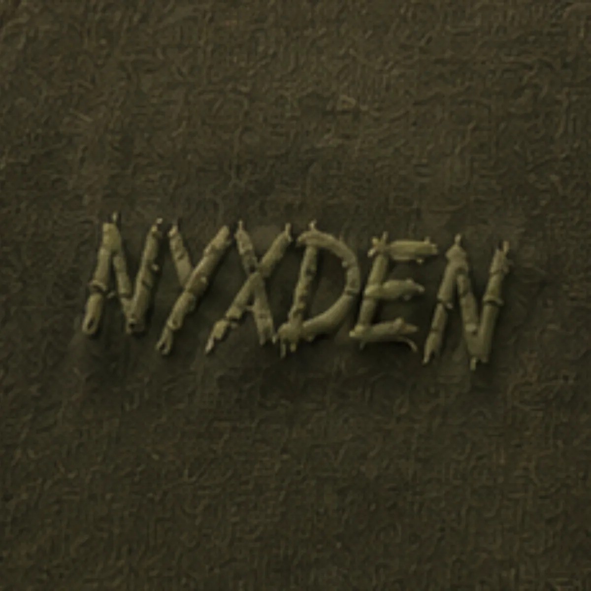 Nyxden Olive Green Abstract Graphic Oversized Shirt gallery