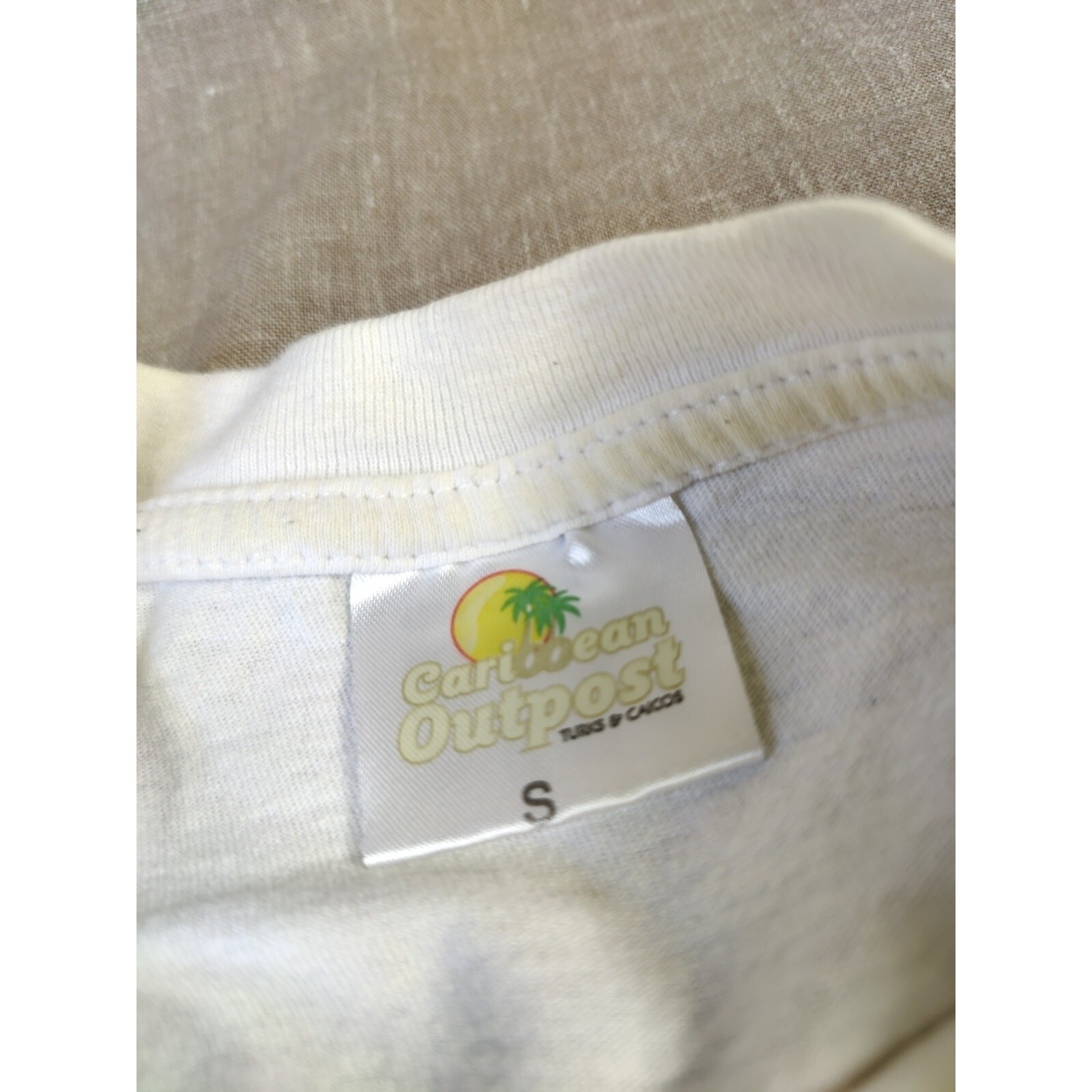 Caribbean Outpost Grand Turk British West Indies Graphic T-Shirt Men Small White gallery