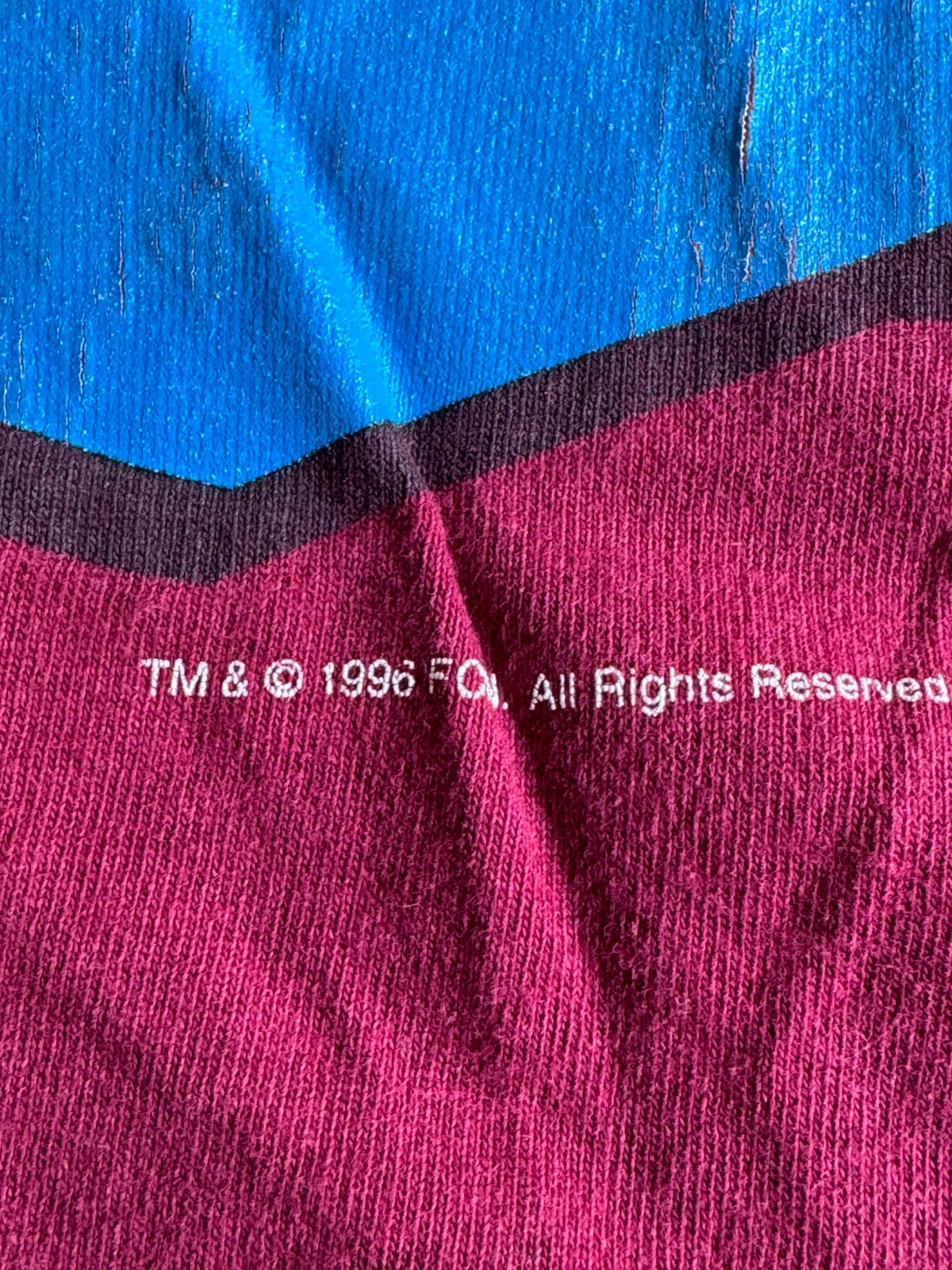Vintage 1996 The-Tick Cartoon Shirt Large Maroon 23.5x28" XL gallery