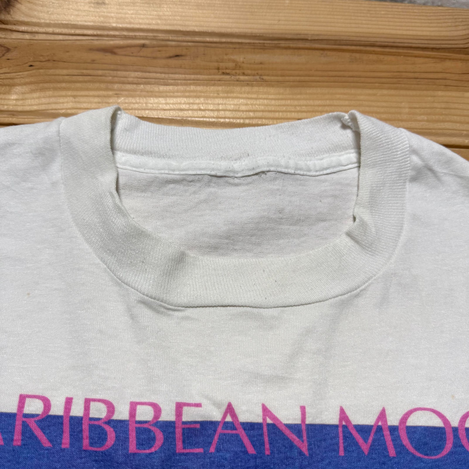 Vintage 1991 Caribbean Moon Vintson Dolphins Ocean Marine Life Art T-Shirt - 3XL gallery