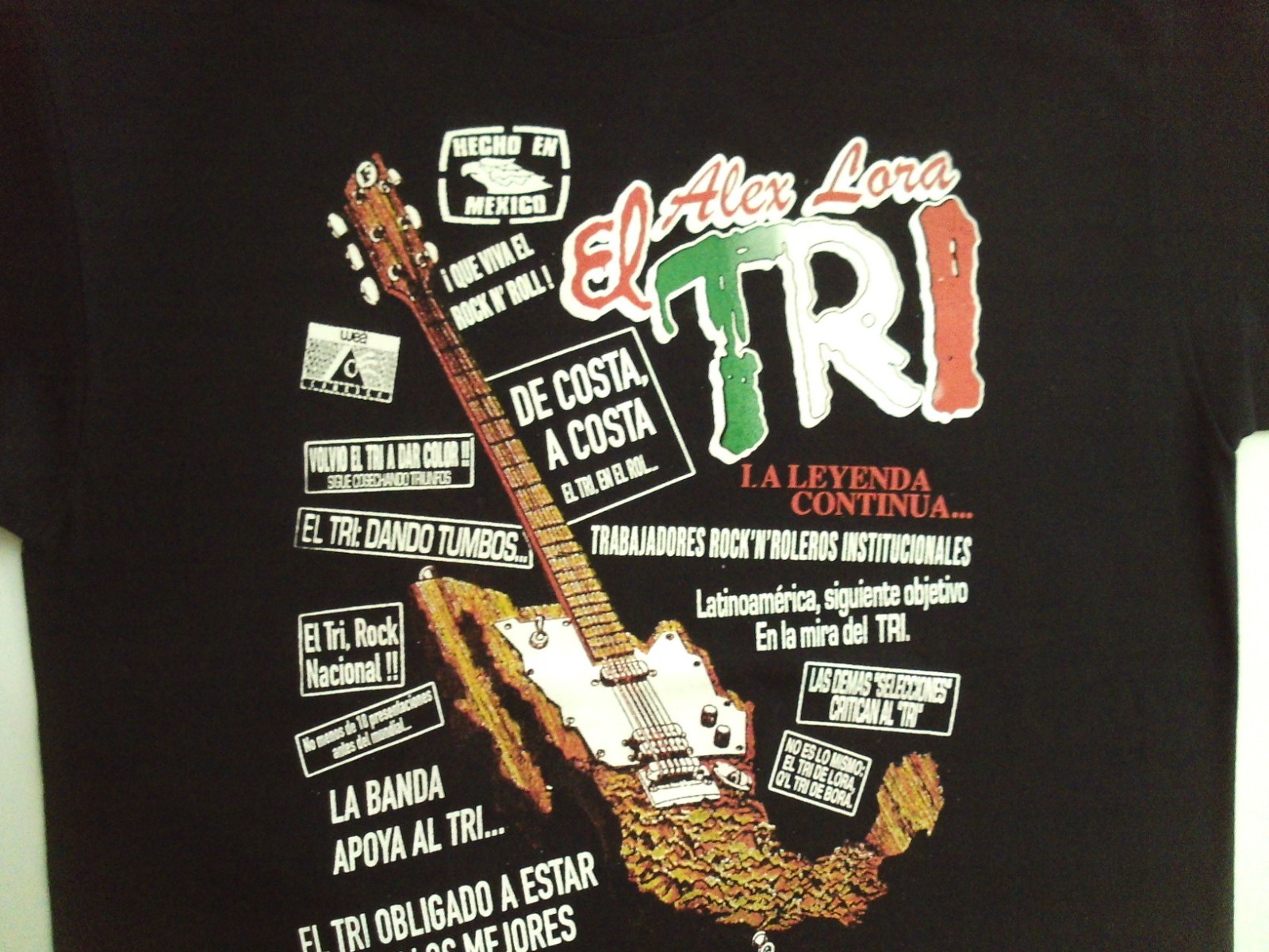 EL TRI SHIRT SIZE XL,ROCK URBANO HARAGAN INTERPUESTO LIRAN ROLL BANDA BOSTIK gallery