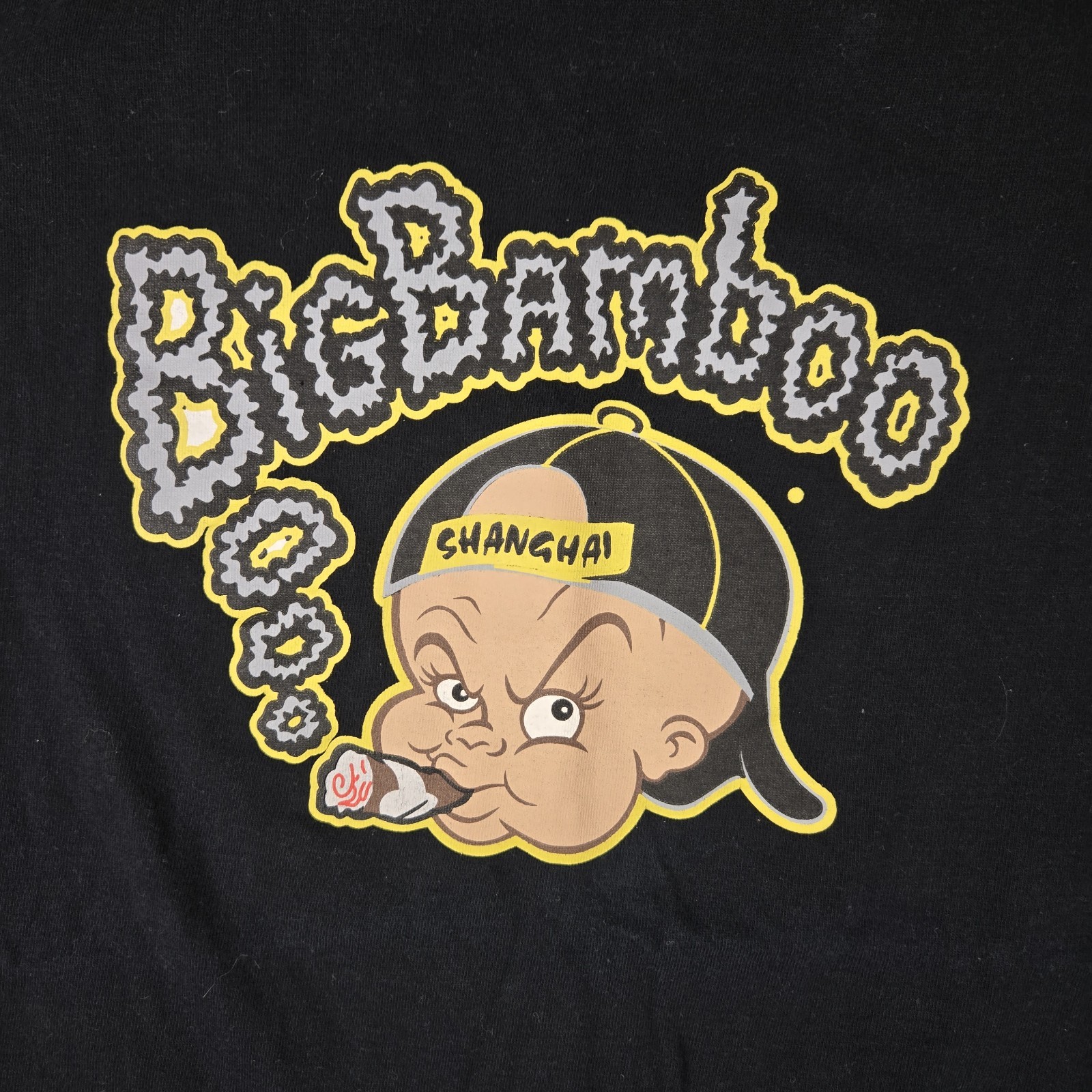 Big Bamboo Shanghai Sports Bar T-shirt Mens XL Bambino Cigar Baby Black gallery