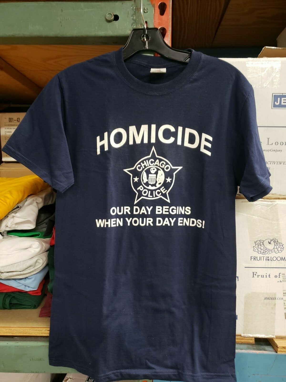 CHICAGO POLICE HOMICIDE T-SHIRT M,L,XL,XXL,XXXL gallery