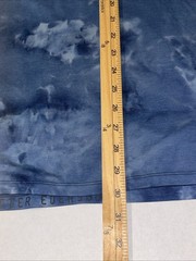 Lululemon Always Agile Short Sleeve Spray Diamond Dye Tee Size Large Blue Navy