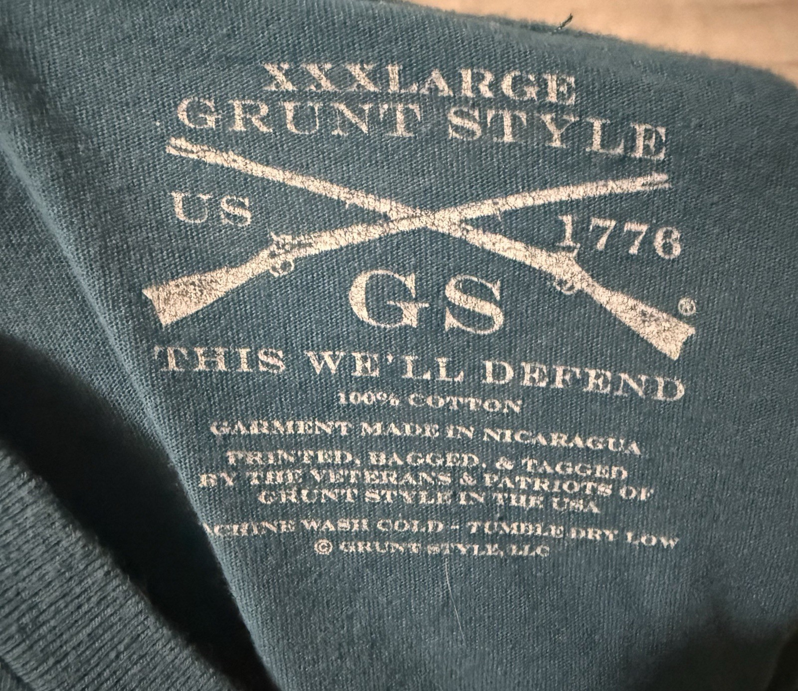 Grunt Style Graphic T Shirt Fly Atomic Airlines This Well Defend Size 3XL XXXL gallery