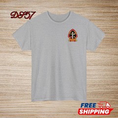 2nd Battalion 2nd Marine Regiment USMC Small Logo T-Shirt S-5XL Made In USA