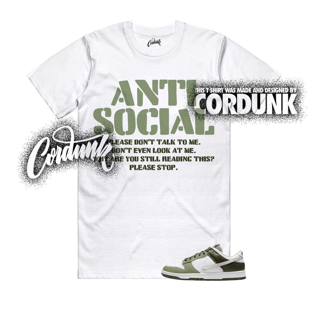Dunk Oil Green Cargo Khaki Light Bone Olive Low T Shirt Match AS