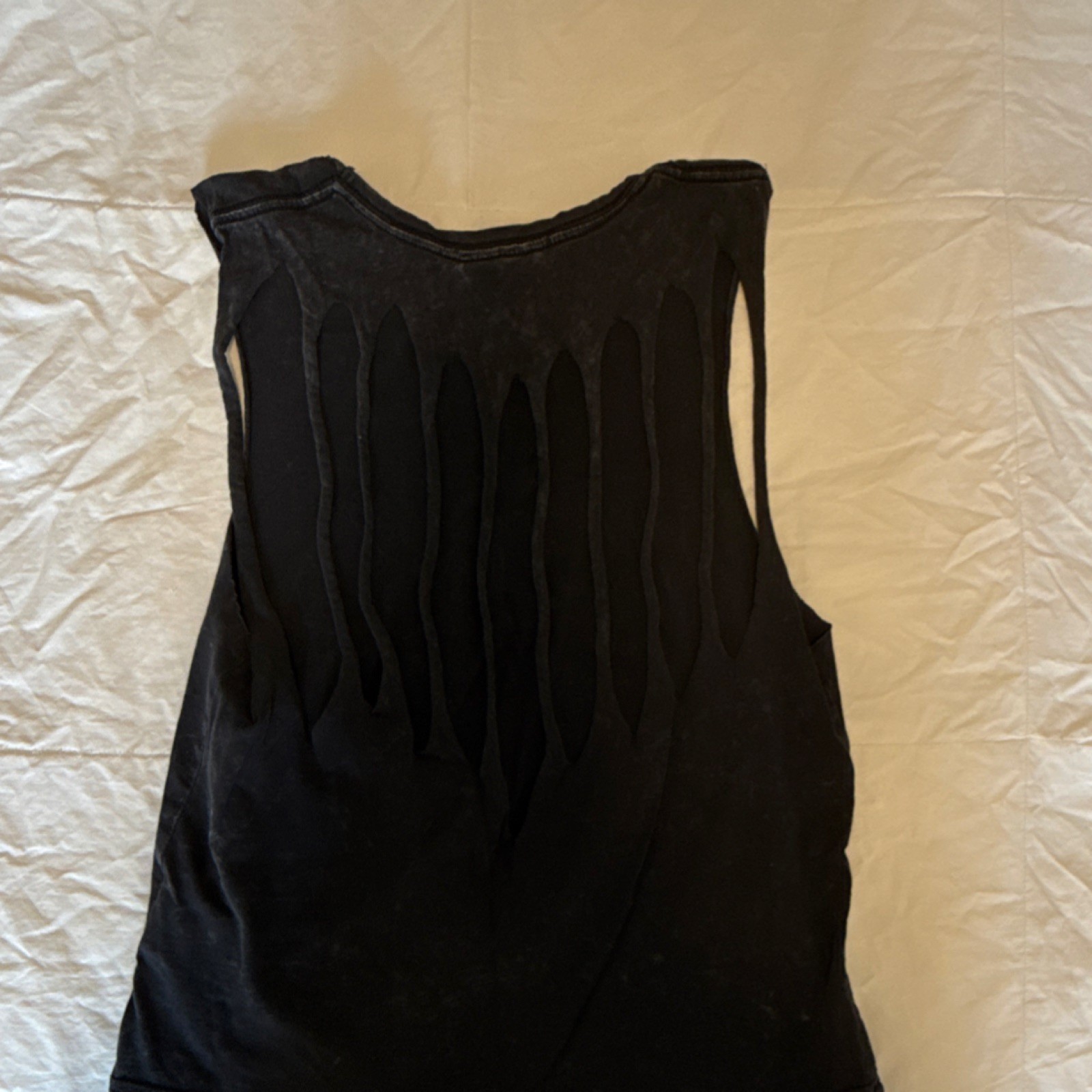 Headrush Men's XS Sleeveless Crew Neck Cotton Graphic Print T-Shirt Black gallery