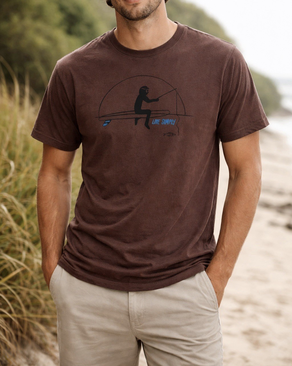 PATAGONIA Live Simply 100% Organic Cotton Outdoors T-Shirt Men’s Sz S EUC