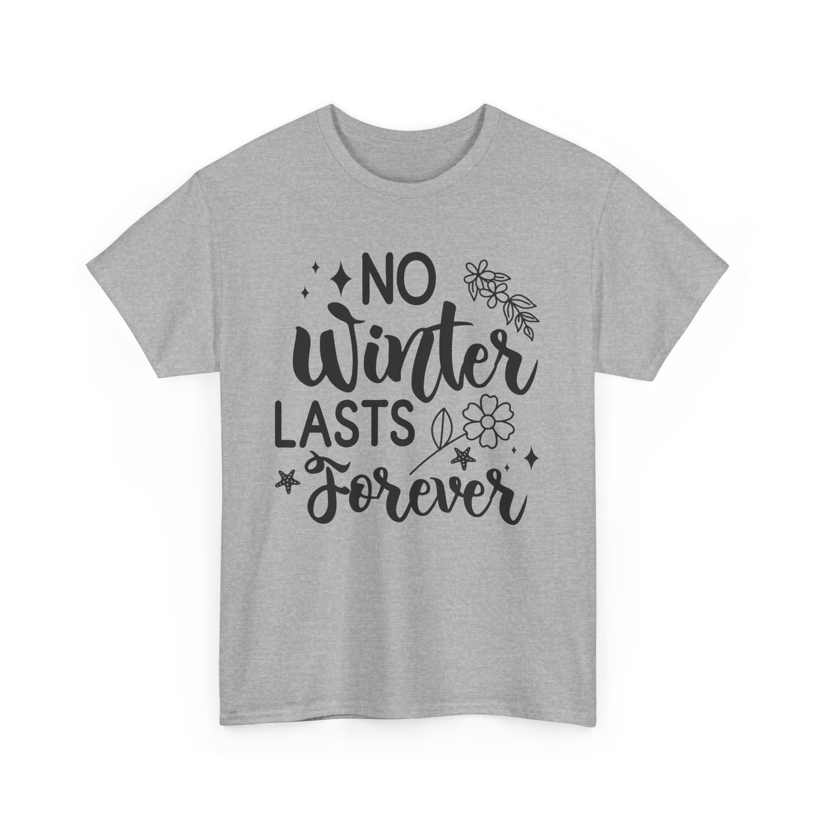 Bees & Blossoms T-Shirt | No Winter Lasts Forever Shirt gallery