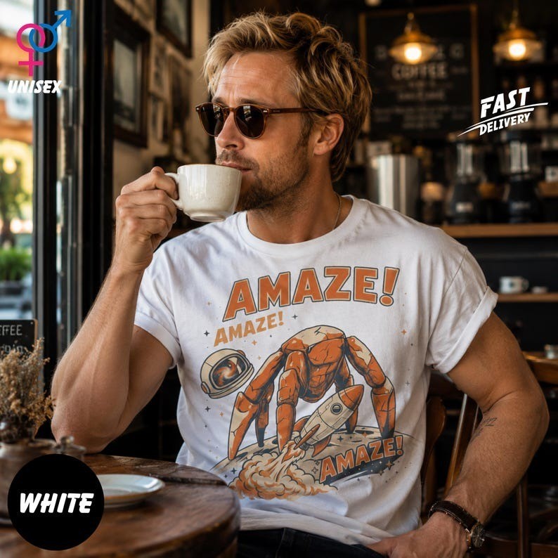 Amaze Rocky Project Hail Mary Shirt, Ryan Gosling Amaze T-Shirt gallery