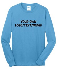 Ink Stitch Design Your Own Custom Cotton Long Sleeve Shirt