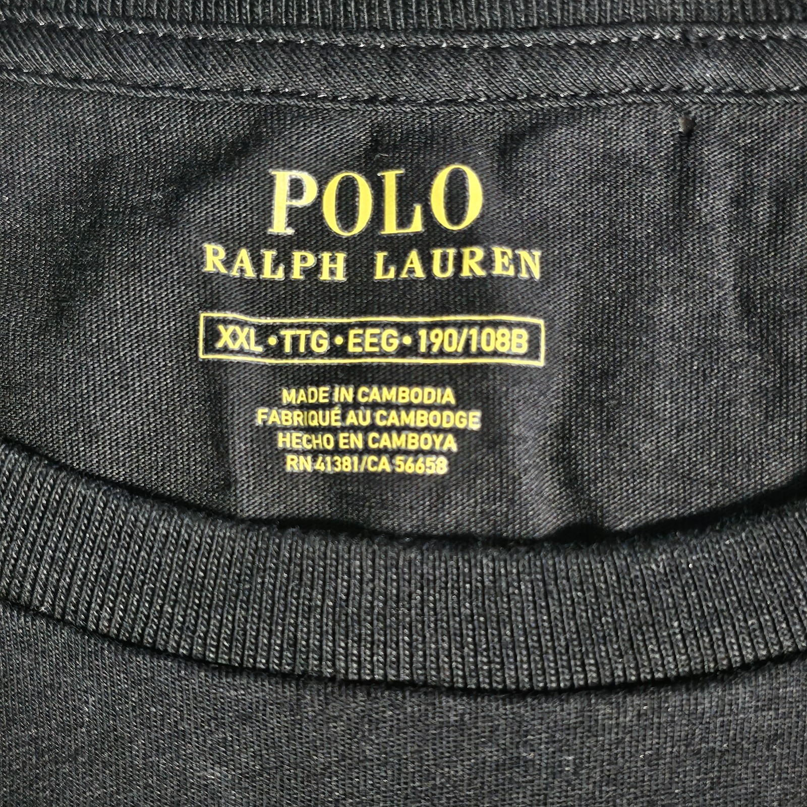 Polo Ralph Lauren Men's XXL Jersey Long Sleeve Tee Shirt Embroidered Pony Logo gallery