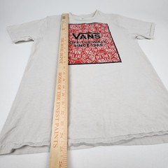 Vans Off The Wall Since 1966 Logo Graphic T Shirt White Large Skate