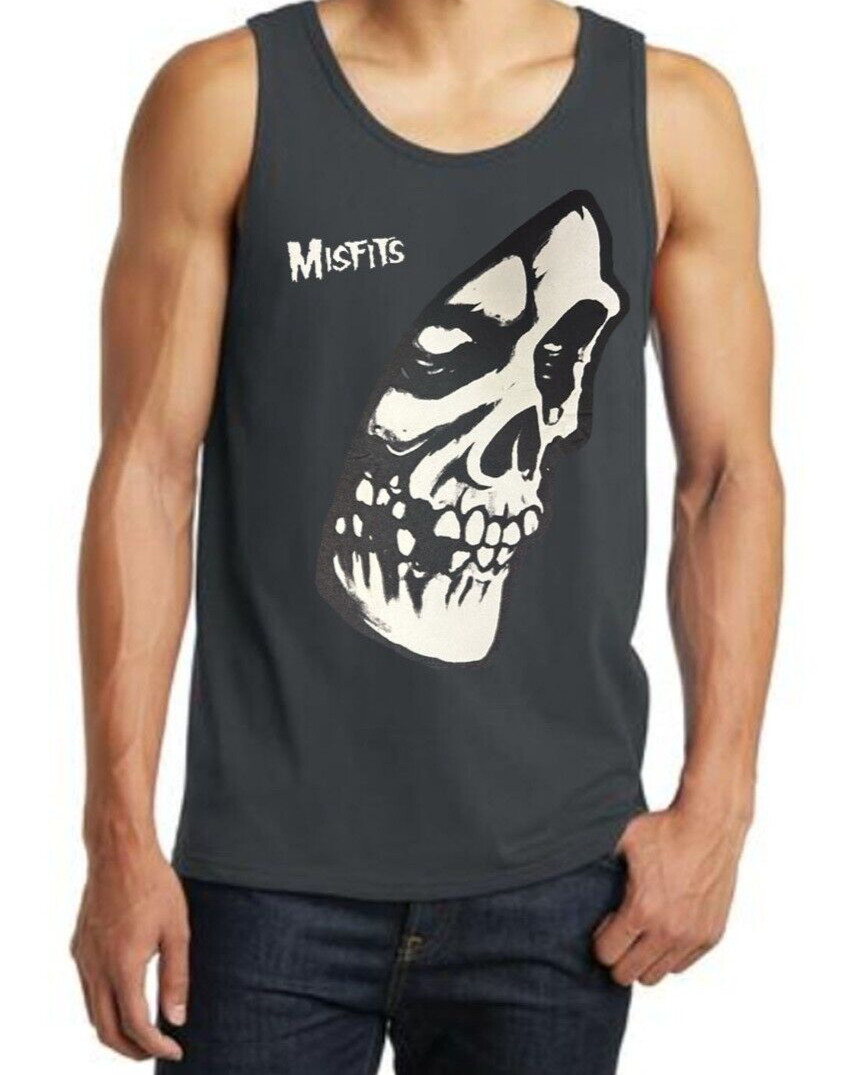 Misfits Side Rock Band Black Tank Top (Various Colors) gallery